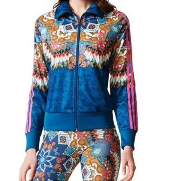 Adidas X Farm Rio Brazil jacket Borbomix Butterfly limited edition - Picture 16 of 16